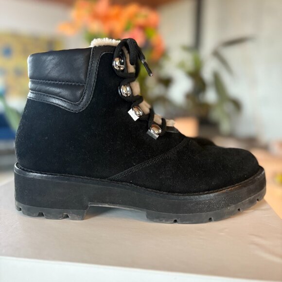 Phillip Lim shearling 'Dylan Hiking Boot' size 39 EU - Picture 6 of 10